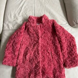 Girls Cozy Pink Kids Jacket, Size S, 6/6x